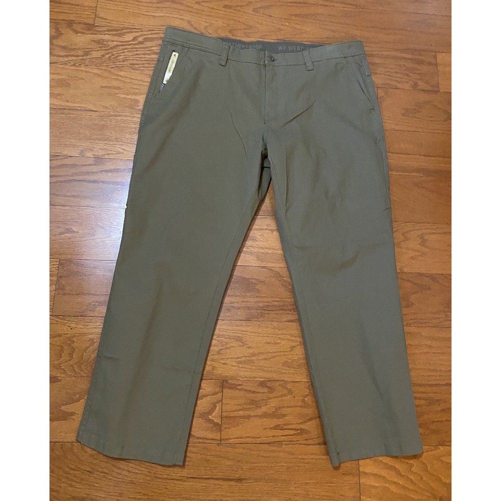 Weatherproof Vintage Men's Pants Stretch Security Pocket Brown 42x30 New! NWT